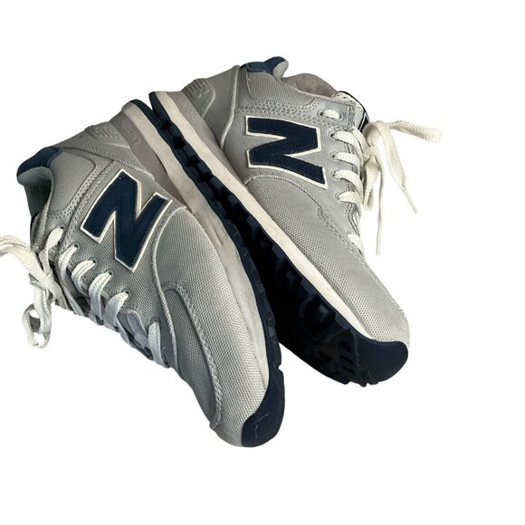 New Balance Womens WL574HRS Gray & Navy Sneakers Size 9 US athletic running - Picture 7 of 10